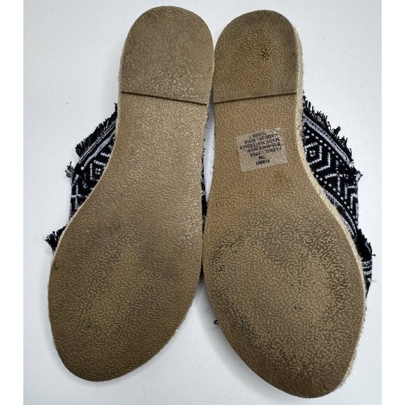 Minnetonka Women's Pepper Black & White Slide Sandals Size 7 - Picture 8 of 9